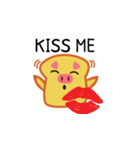 Bread Pig Face（個別スタンプ：16）