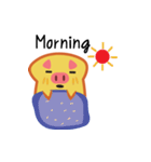 Bread Pig Face（個別スタンプ：21）