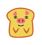 Bread Pig Face（個別スタンプ：23）