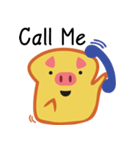 Bread Pig Face（個別スタンプ：34）