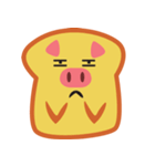 Bread Pig Face（個別スタンプ：35）