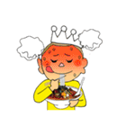 食いしん坊王子ナナパチくん 其の1（個別スタンプ：4）