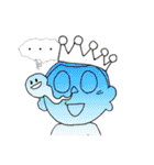 食いしん坊王子ナナパチくん 其の1（個別スタンプ：7）