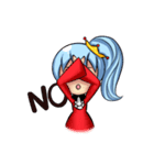 P Blue Hair（個別スタンプ：9）