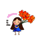 Girl Tanning（個別スタンプ：20）