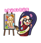 Cherry the girl is so facety.（個別スタンプ：6）