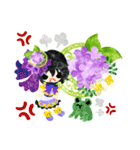 紫陽花と可愛い小人（個別スタンプ：27）