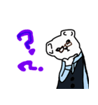 インテリなオコジョ君（個別スタンプ：6）