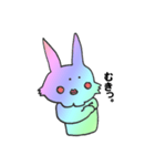 虹色うさちゃん（個別スタンプ：35）