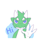 Deadpan Dragon with Chameleon tail（個別スタンプ：2）