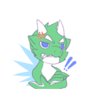 Deadpan Dragon with Chameleon tail（個別スタンプ：3）