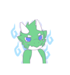 Deadpan Dragon with Chameleon tail（個別スタンプ：4）