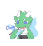 Deadpan Dragon with Chameleon tail（個別スタンプ：6）