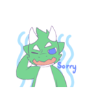 Deadpan Dragon with Chameleon tail（個別スタンプ：11）