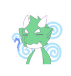 Deadpan Dragon with Chameleon tail（個別スタンプ：12）