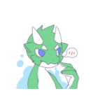 Deadpan Dragon with Chameleon tail（個別スタンプ：18）