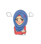 Cute Animation Hijab Girl: Laila（個別スタンプ：8）