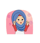 Cute Animation Hijab Girl: Laila（個別スタンプ：10）