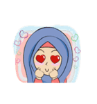 Cute Animation Hijab Girl: Laila（個別スタンプ：12）