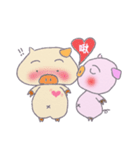 Two Pigs in Love（個別スタンプ：16）