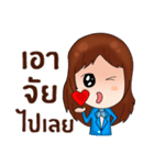 PK The bank girl（個別スタンプ：3）