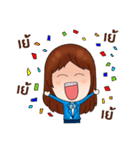 PK The bank girl（個別スタンプ：8）