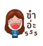 PK The bank girl（個別スタンプ：9）