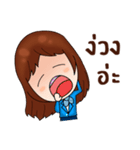 PK The bank girl（個別スタンプ：12）