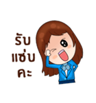 PK The bank girl（個別スタンプ：15）