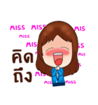 PK The bank girl（個別スタンプ：21）