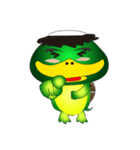 Ni Bao's friend cute little Kappa（個別スタンプ：3）
