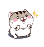 A cute little cat is so fat（個別スタンプ：38）