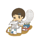 Jingjai, one-faced ！（個別スタンプ：17）
