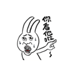 Expression White Rabbits（個別スタンプ：11）