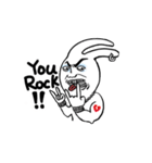 Expression White Rabbits（個別スタンプ：12）