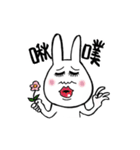 Expression White Rabbits（個別スタンプ：14）