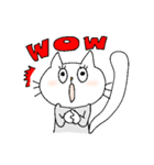 ふわふわしっぽねこ1（個別スタンプ：6）