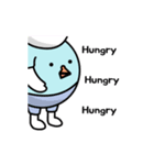 Cute and fat doves DDULKI ＆ BBIKI（個別スタンプ：24）