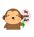 Little monkey sticker（個別スタンプ：10）