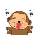 Little monkey sticker（個別スタンプ：12）