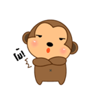 Little monkey sticker（個別スタンプ：28）