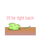 Little clover_Eng（個別スタンプ：6）