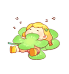 Little clover_Eng（個別スタンプ：13）