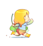 Little clover_Eng（個別スタンプ：14）