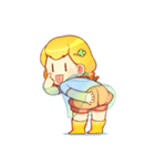 Little clover_Eng（個別スタンプ：25）