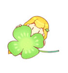 Little clover_Eng（個別スタンプ：30）