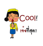 Cute Cabin Crew [EN/TH]（個別スタンプ：33）