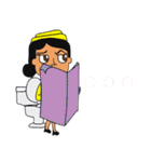 Cute Cabin Crew [EN/TH]（個別スタンプ：36）