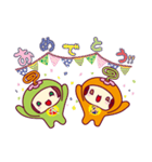 くくちゃんるるくん「くるくるチャンネル」（個別スタンプ：5）