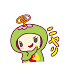 くくちゃんるるくん「くるくるチャンネル」（個別スタンプ：18）